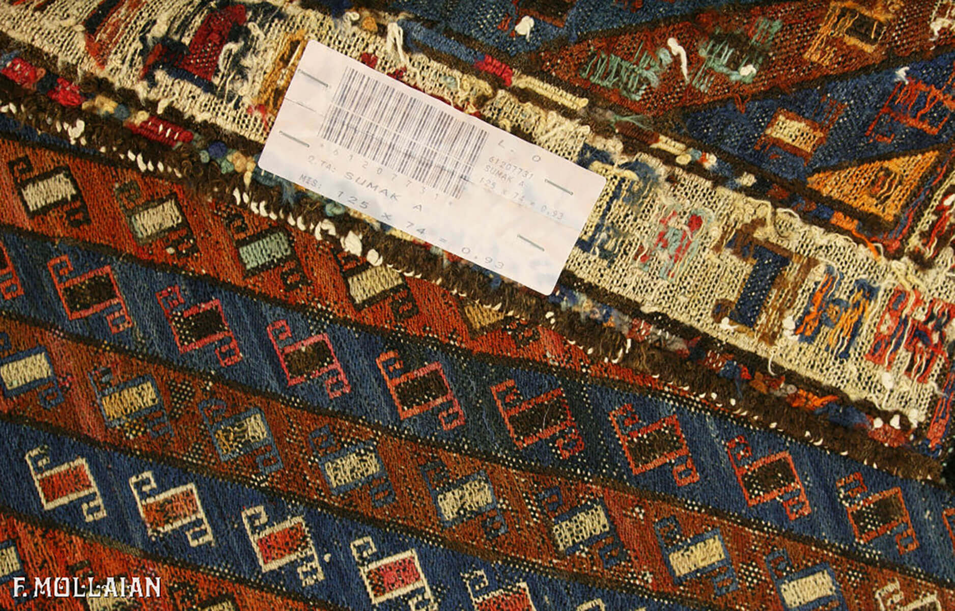 Antique Azerbaijani Sumak Carpet n°:61207731
